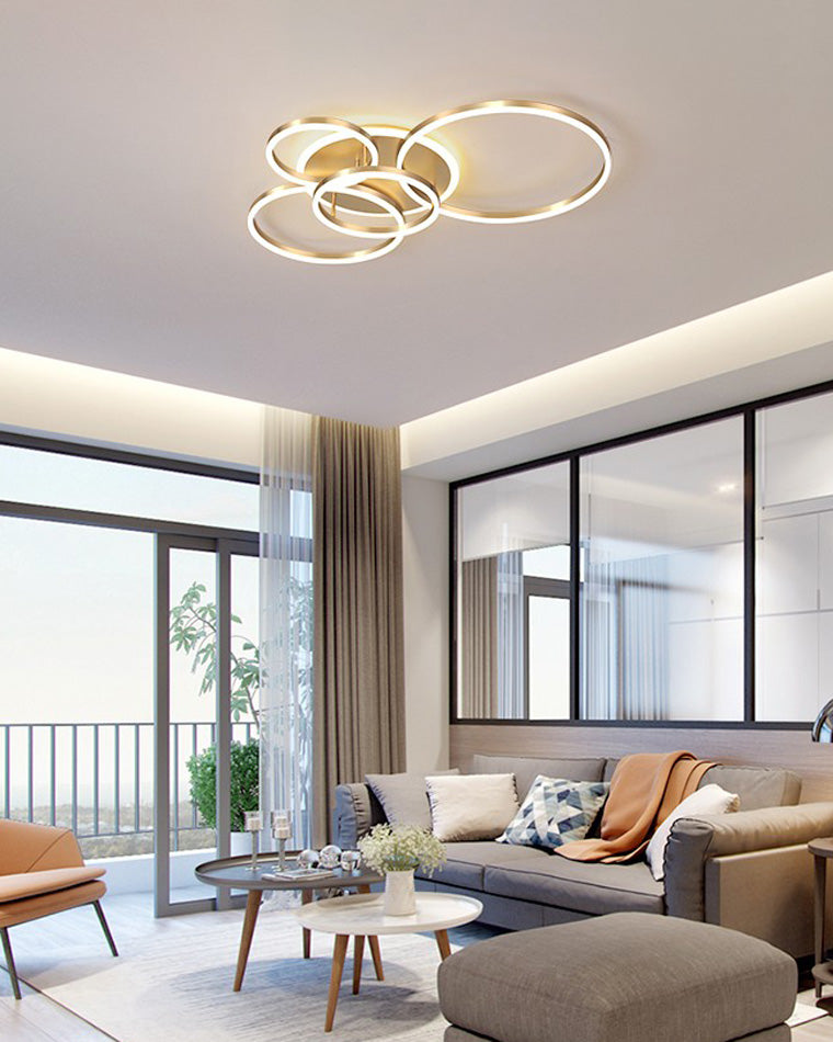 WOMO Runde LED-Deckenleuchte mit Unterputzmontage-WM1032