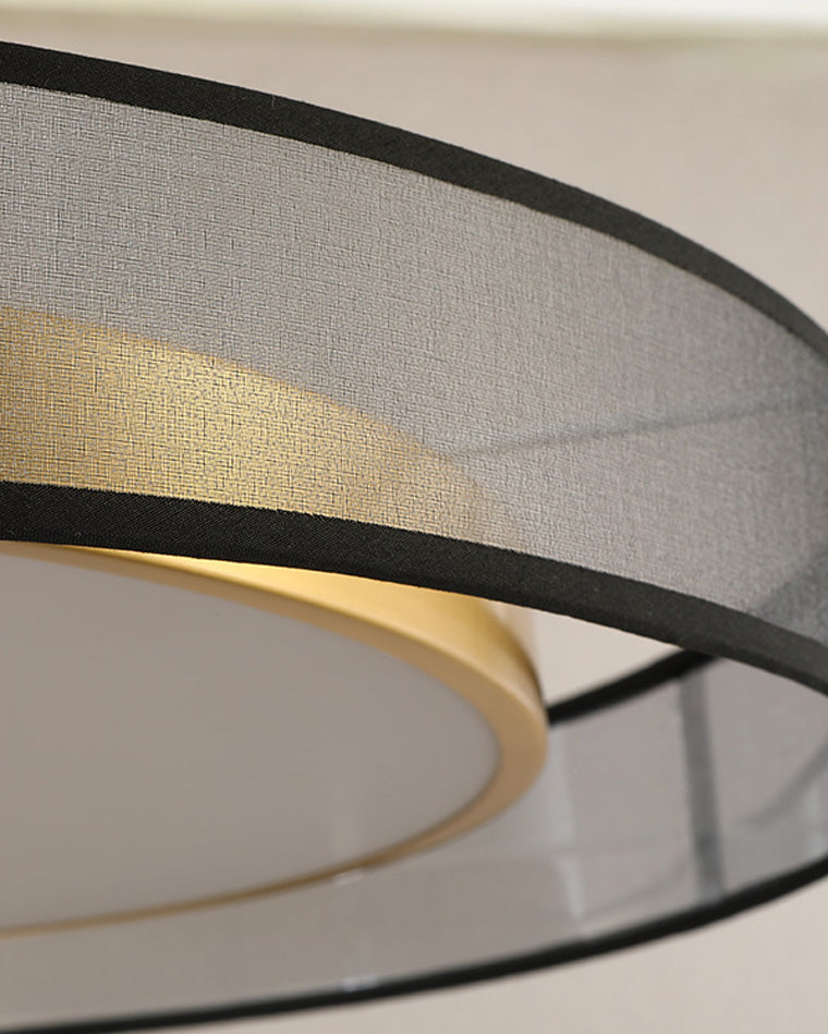 WOMO Plafonnier Rond en Tissu-WM1033