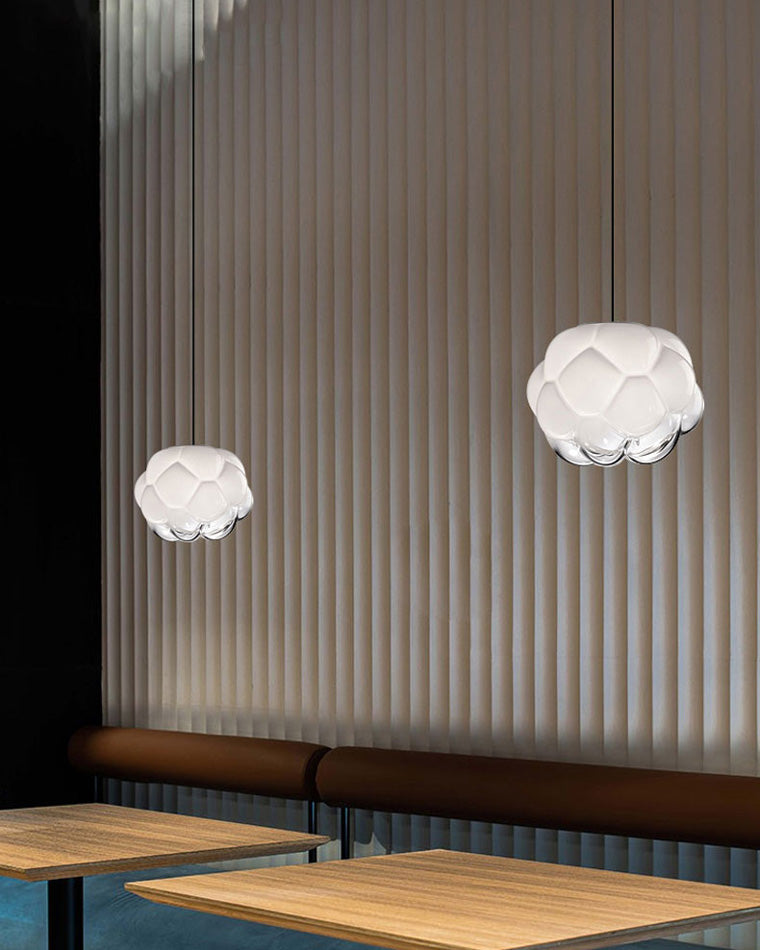 WOMO Cloud Milchglas Deckenleuchte mundgeblasenem Glas-WM1036