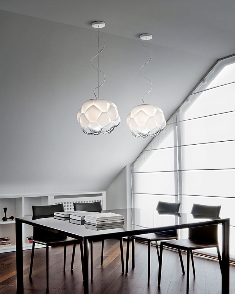 WOMO Cloud Milchglas Deckenleuchte mundgeblasenem Glas-WM1036