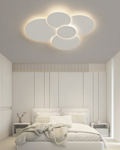 WOMO Round Flat Flush Mount Ceiling Light-WM1085