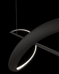 WOMO Suspension LED Spirale noire - WM2299