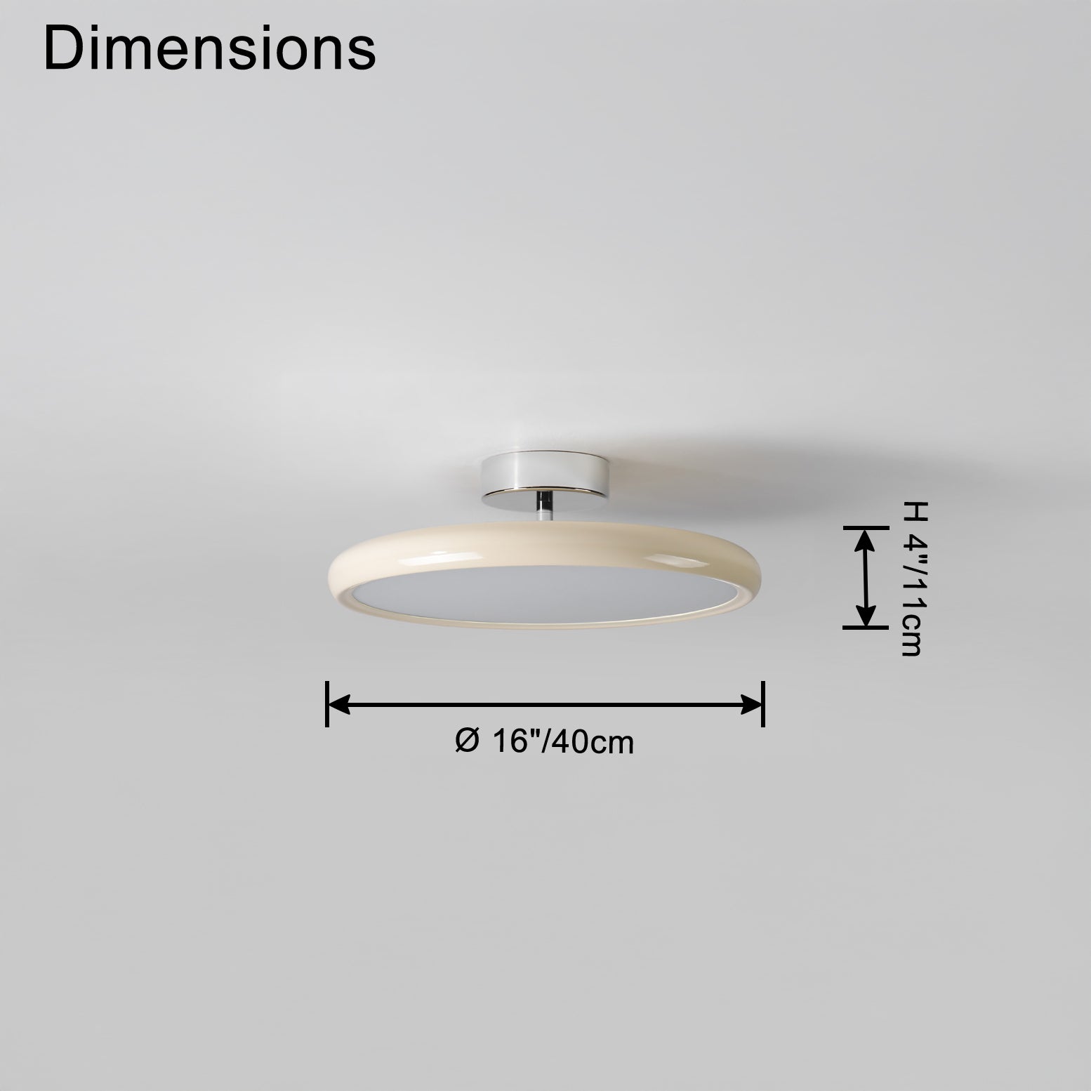 Motorhome Flush Mount Ceiling Light-WM1117