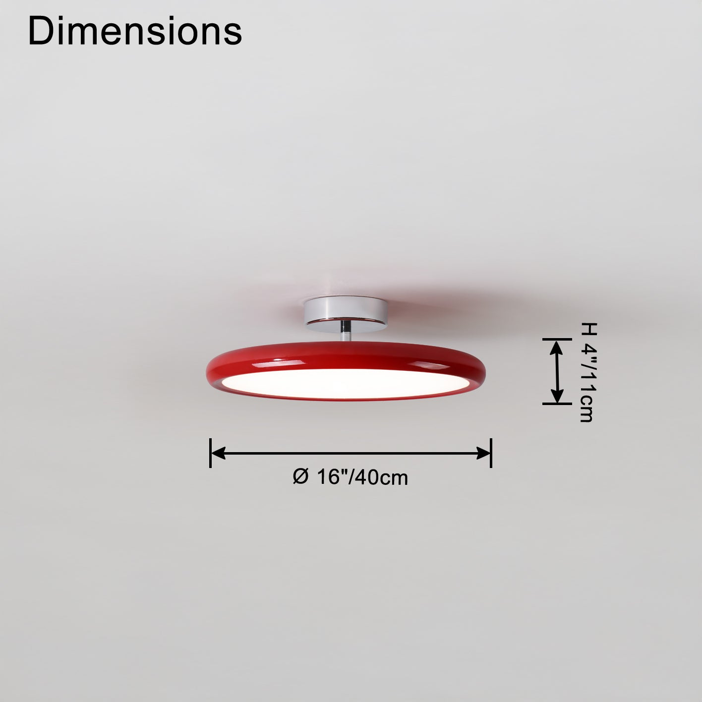 Motorhome Flush Mount Ceiling Light-WM1117