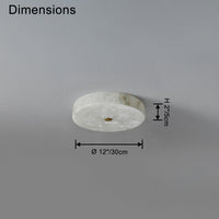 WOMO Plafonnier moderne rond en albâtre-WM1118