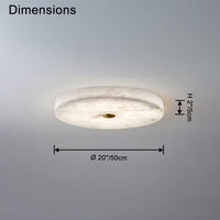 WOMO Plafonnier moderne rond en albâtre-WM1118