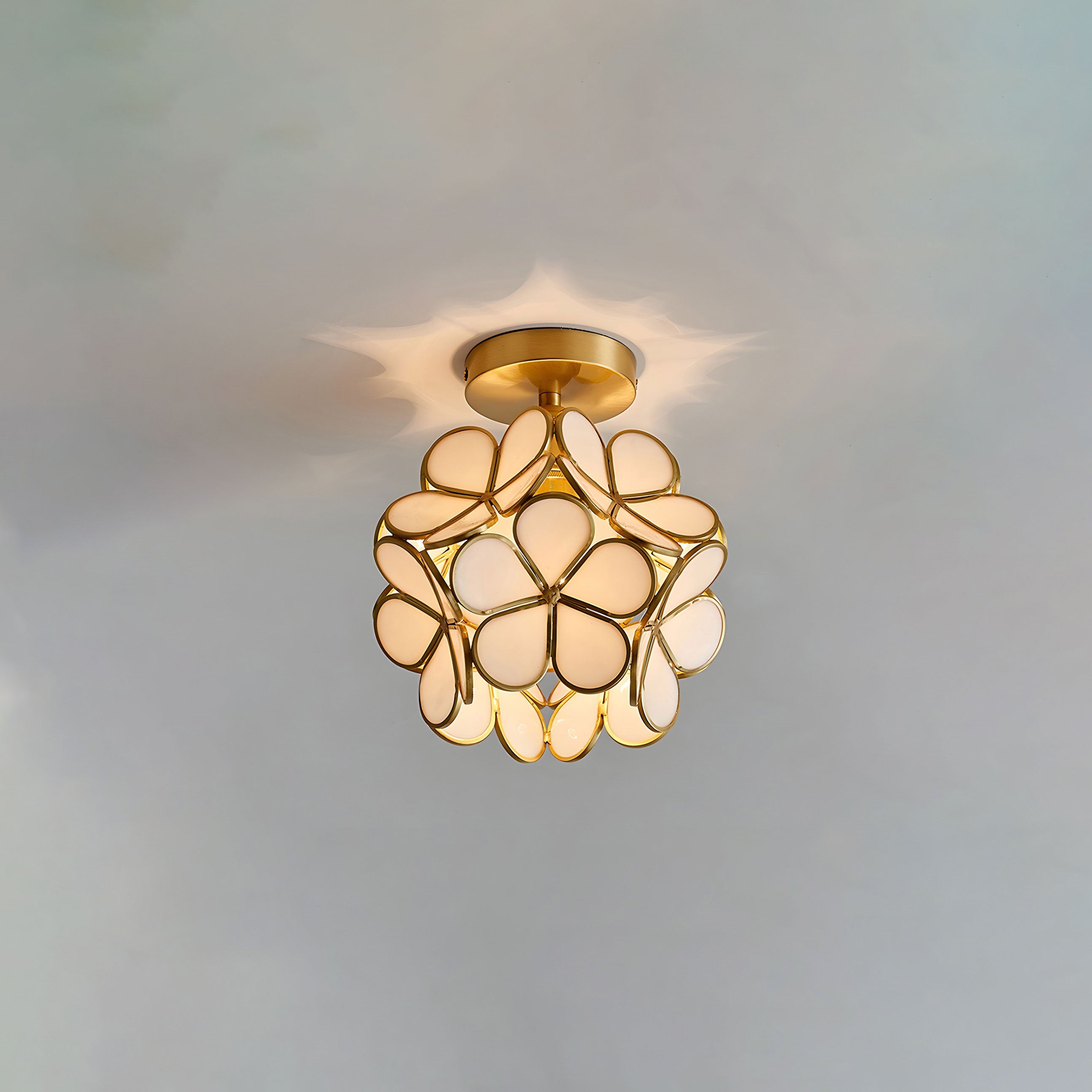WOMO Tiffany Ceiling Lamp Floral-WM1128
