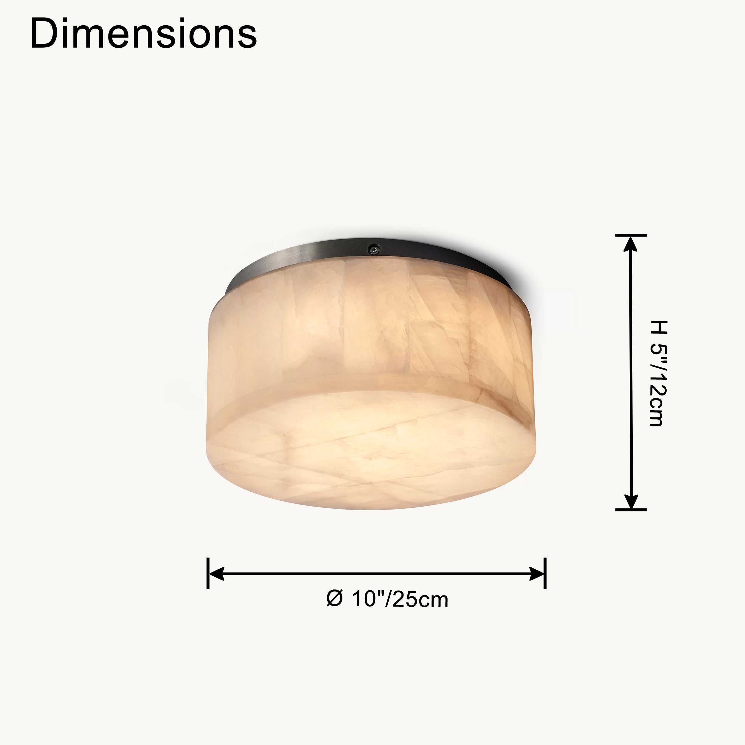 WOMO Drum Alabaster Recessed Light – WM1143