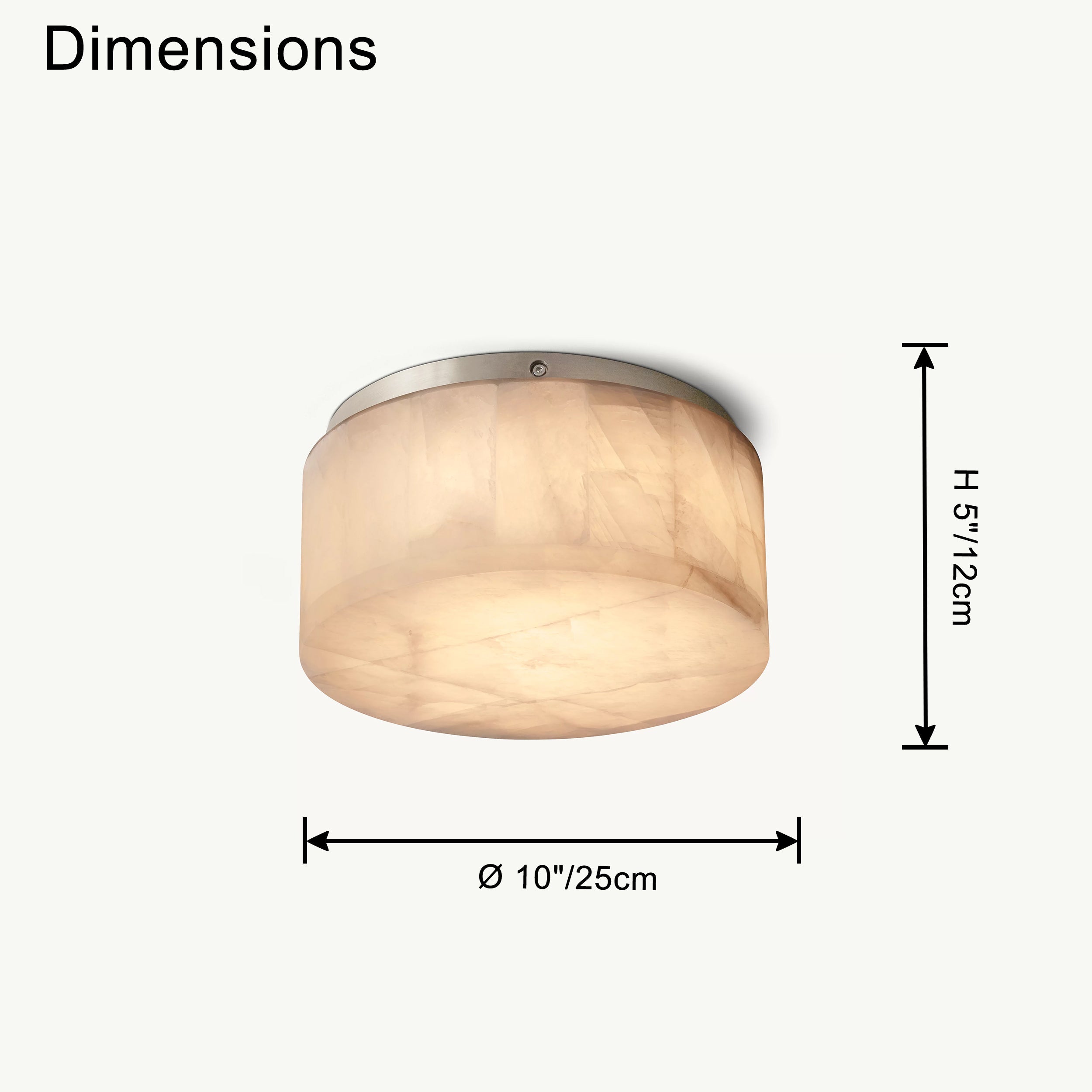 WOMO Drum Alabaster Recessed Light – WM1143