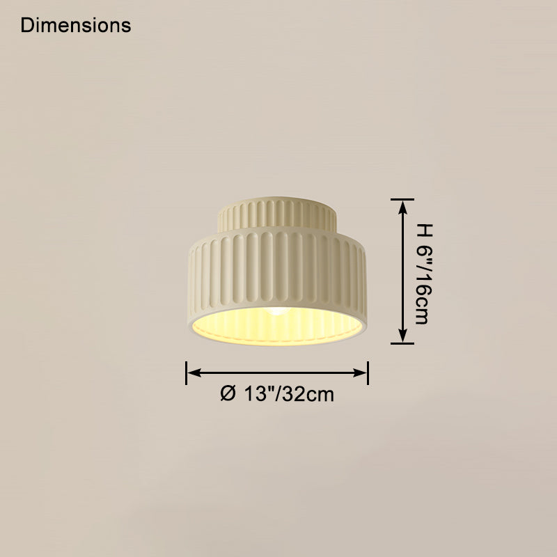 WOMO Japandi Drum Ceiling Light - WM1148