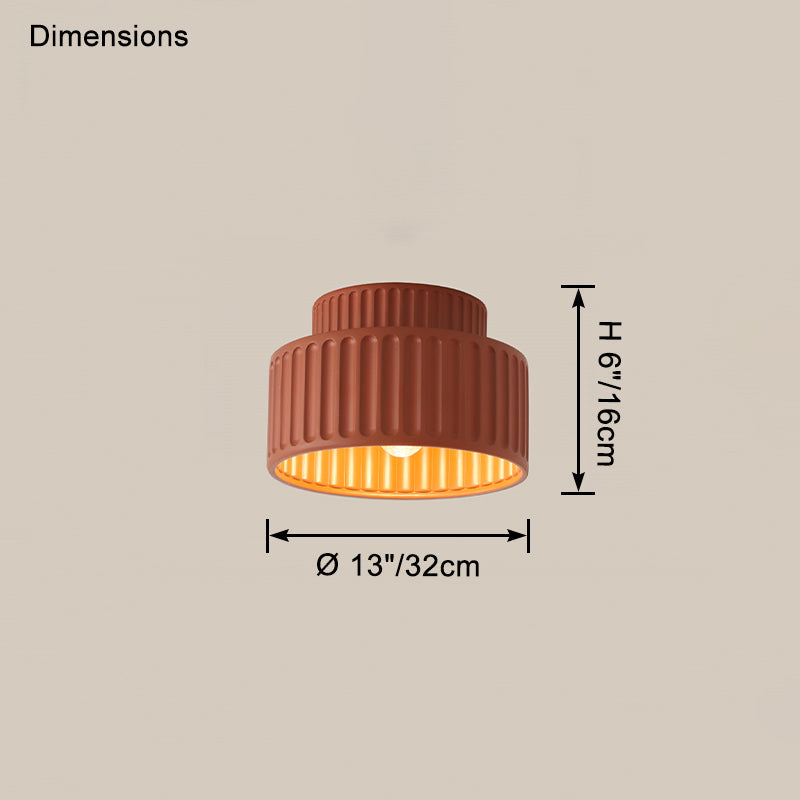WOMO Japandi Drum Ceiling Light - WM1148