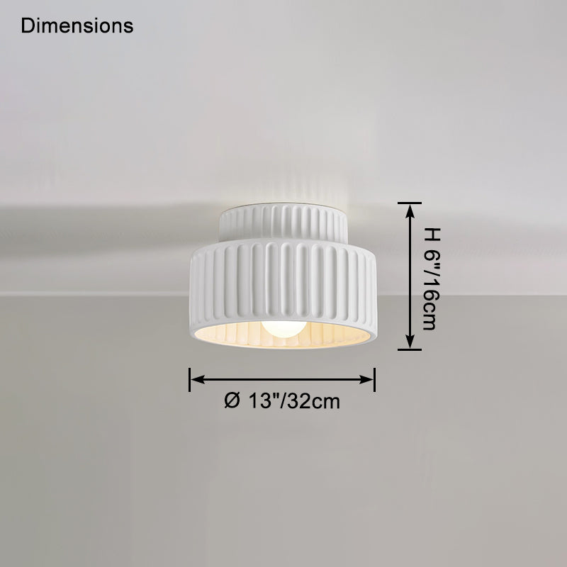 WOMO Japandi Drum Ceiling Light - WM1148