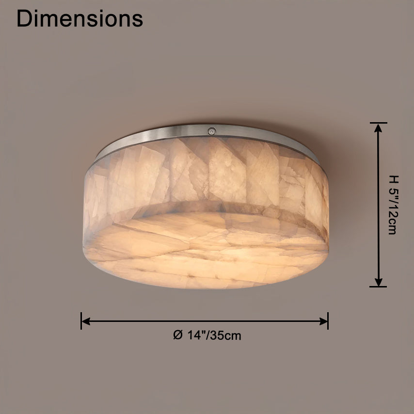 WOMO Drum Alabaster Recessed Light – WM1143