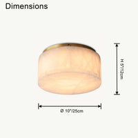 WOMO luminaire encastrable Trommel-Alabaster – WM1143
