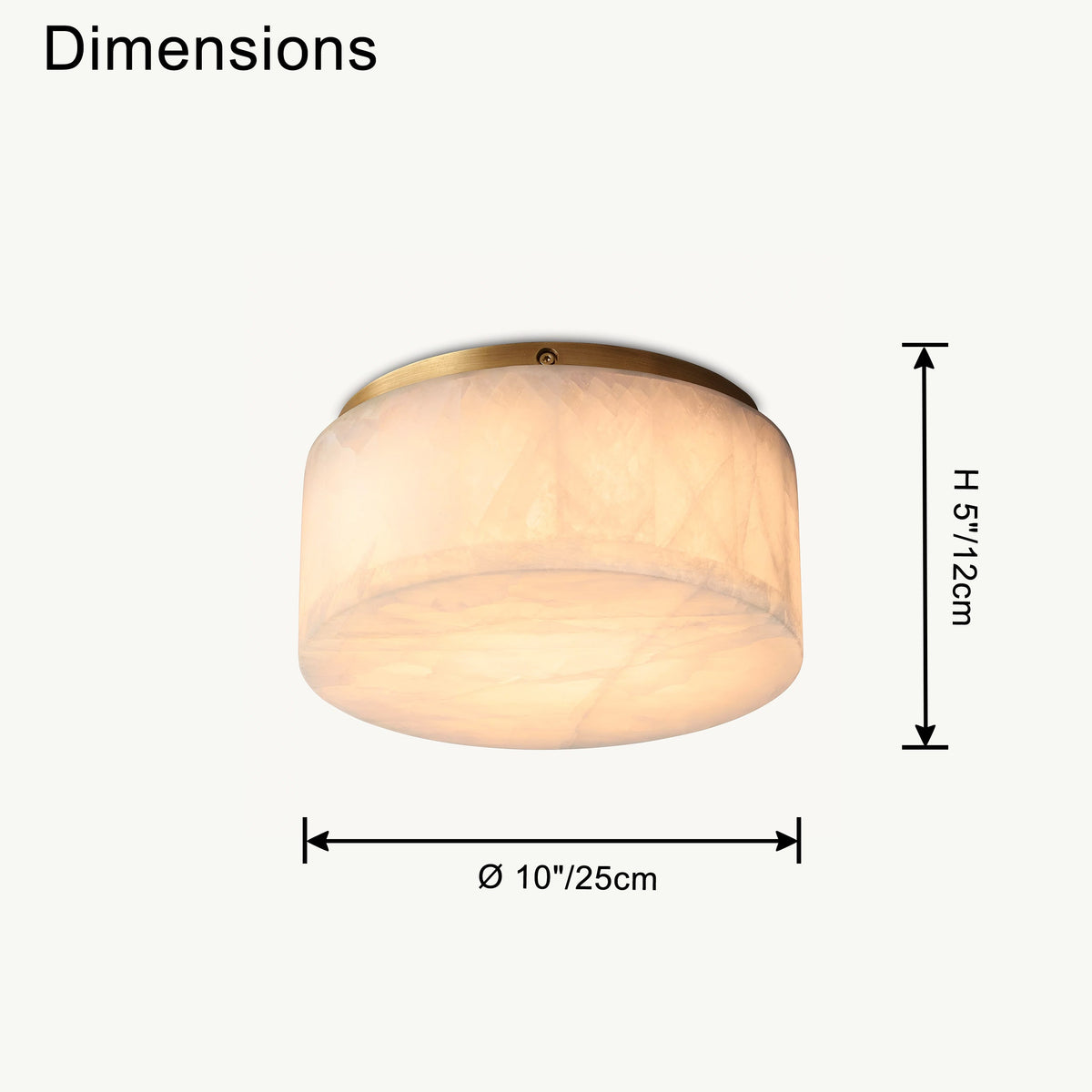 WOMO luminaire encastrable Trommel-Alabaster – WM1143