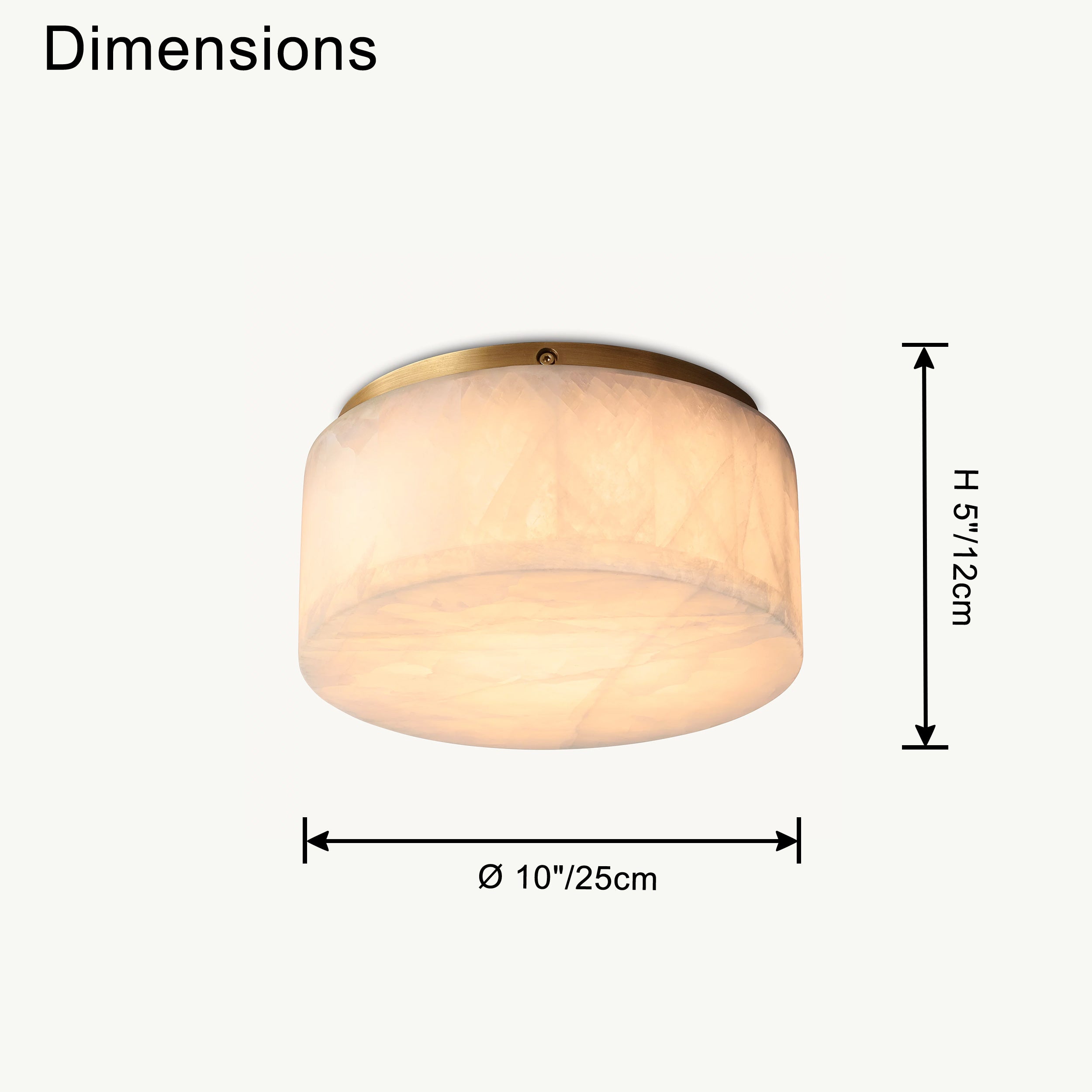WOMO Drum Alabaster Recessed Light – WM1143