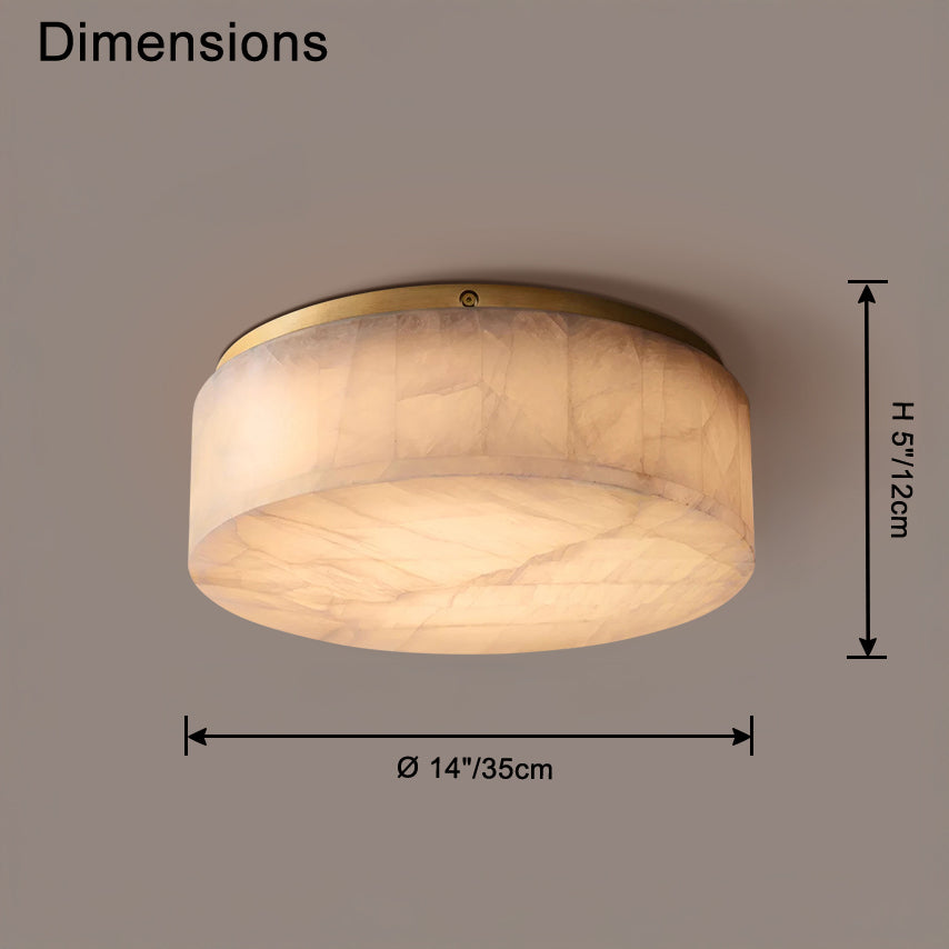 WOMO Drum Alabaster Recessed Light – WM1143