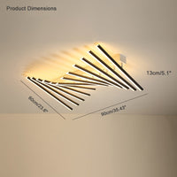 WOMO Plafonnier LED dimmable à barres WM1106