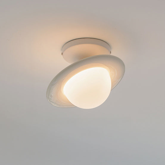 WOMO Colorful Globe Semi Flush Mount Ceiling Light-WM1205