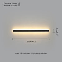 WOMO Linear Outdoor Wall Light-WM9001