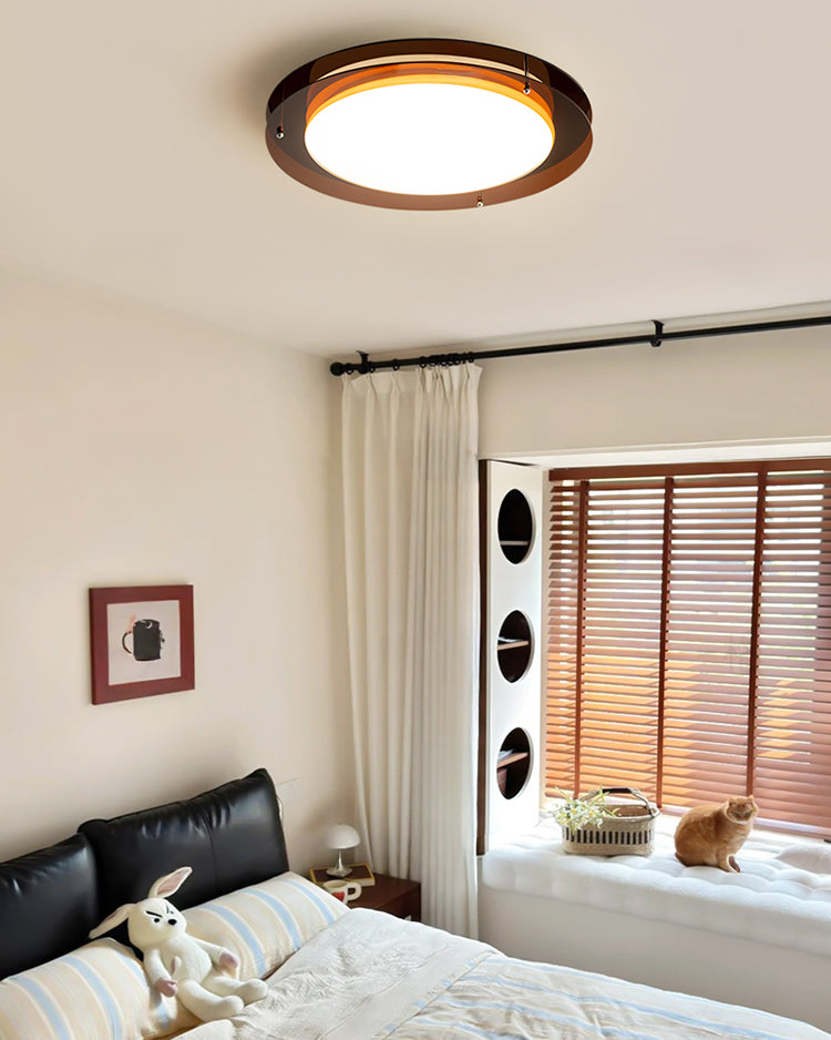WOMO Bauhaus Round Flush Mount Ceiling Light - WM1214