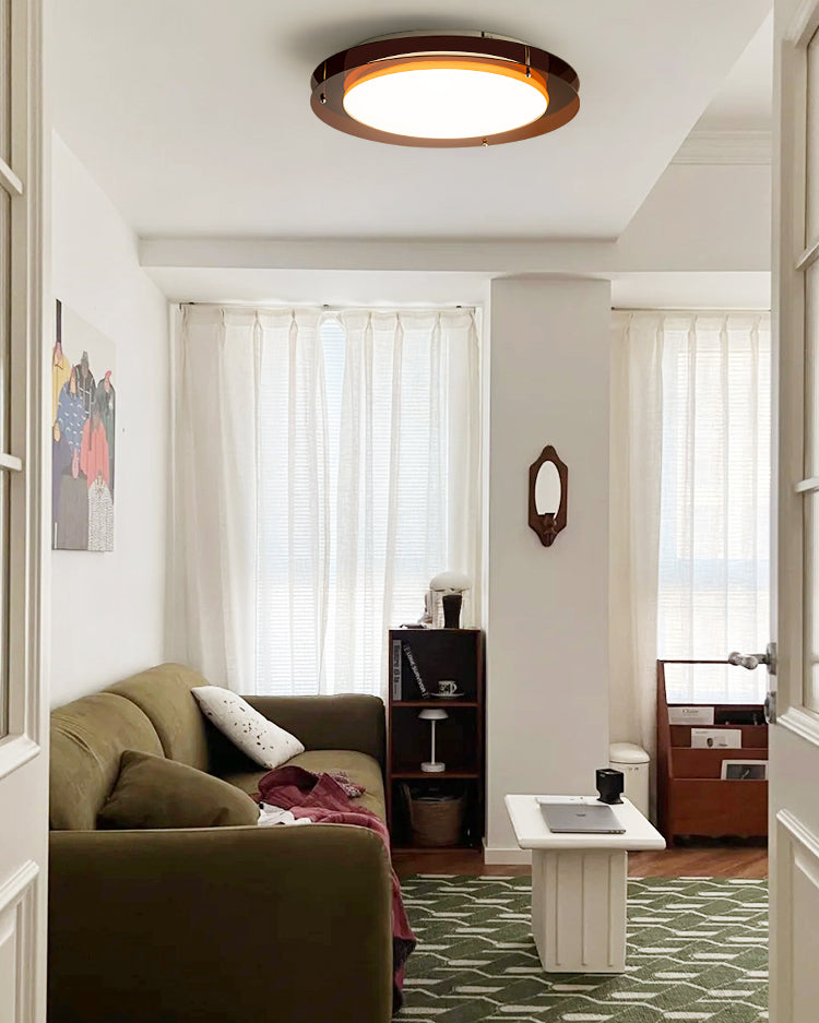 WOMO Bauhaus Round Flush Mount Ceiling Light - WM1214