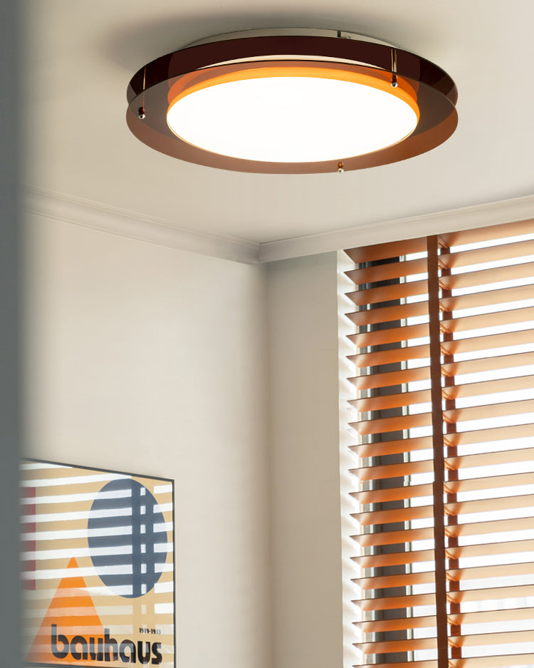 WOMO Bauhaus Round Flush Mount Ceiling Light - WM1214