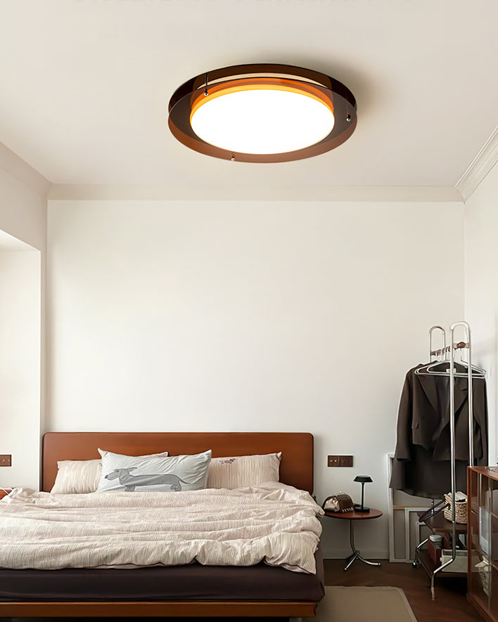 WOMO Bauhaus Round Flush Mount Ceiling Light - WM1214
