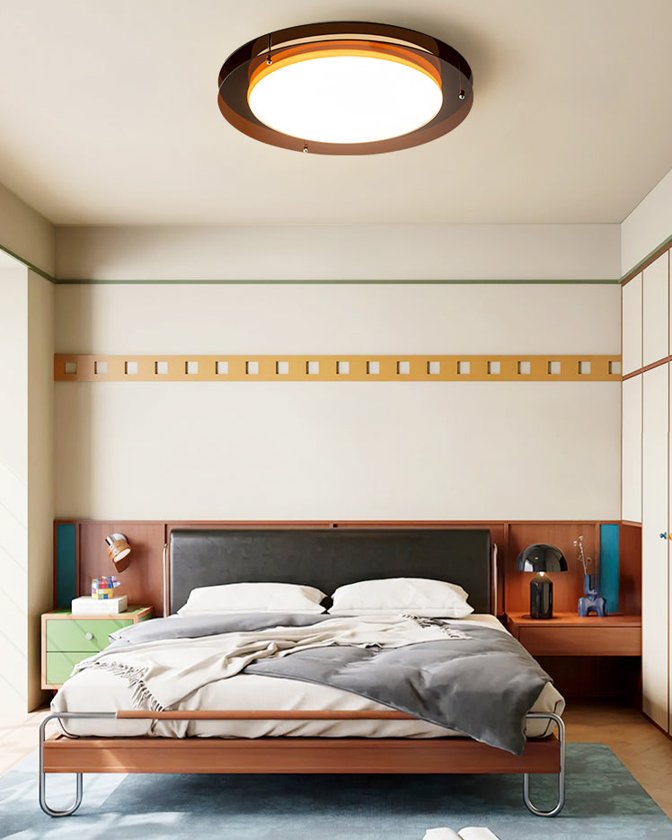 WOMO Bauhaus Round Flush Mount Ceiling Light - WM1214