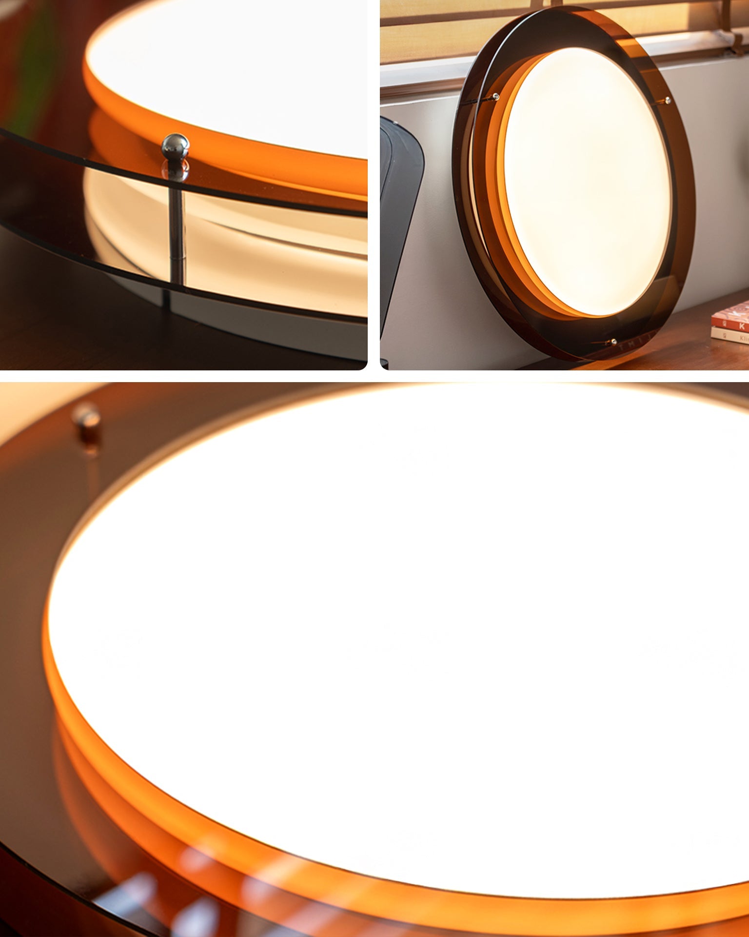 WOMO Bauhaus Round Flush Mount Ceiling Light - WM1214