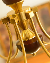 WOMO Mid Century Kronleuchter Glaskugeln-WM2378