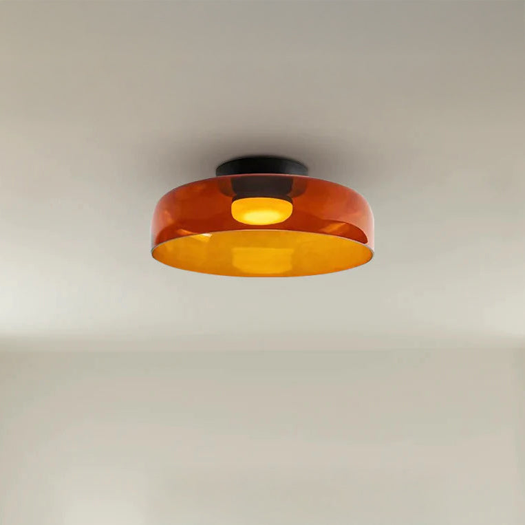 WOMO Farbiges Glas Rund Deckenleuchte Einbauleuchte – WM1332