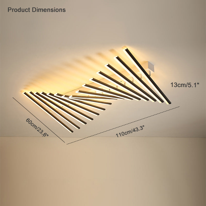 WOMO Dimmable LED Ceiling Light with Bar WM1106