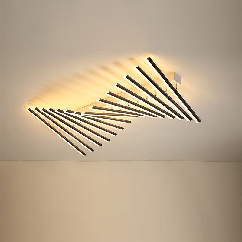 WOMO Plafonnier LED dimmable à barres WM1106