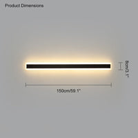 WOMO Linear Outdoor Wall Light-WM9001