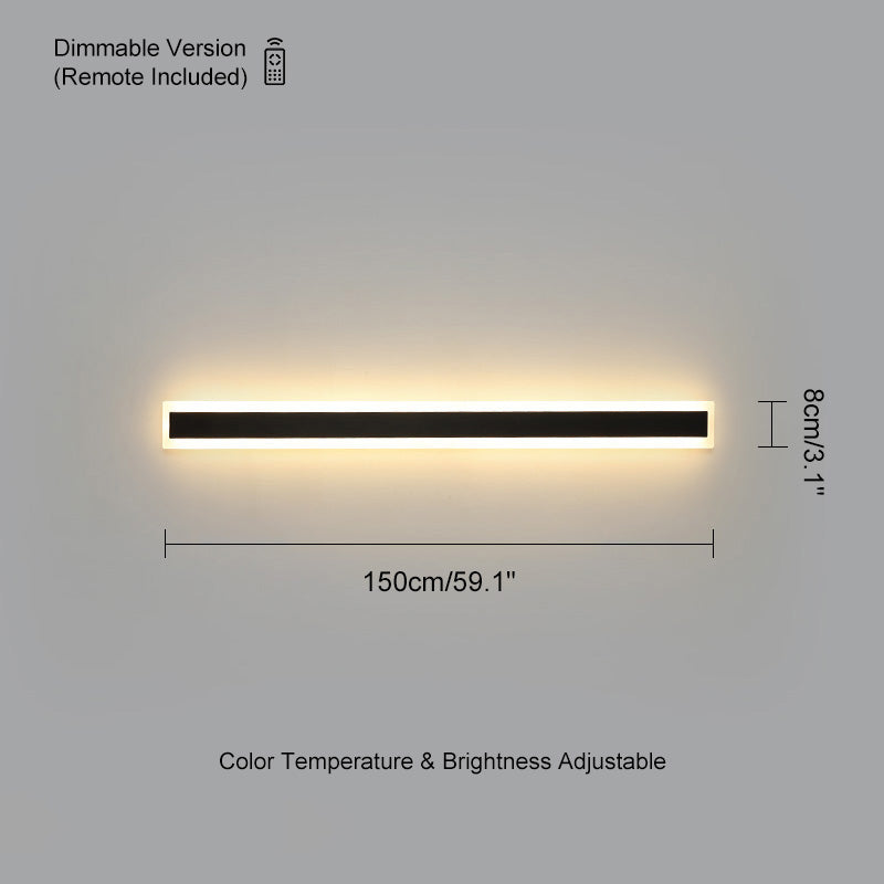 WOMO Linear Outdoor Wall Light-WM9001
