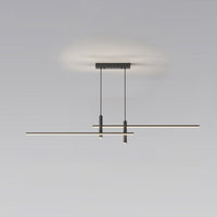 WOMO Lineare Pendelleuchte Spot Schwarz-WM2037