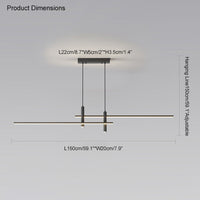 WOMO Lineare Pendelleuchte Spot Schwarz-WM2037