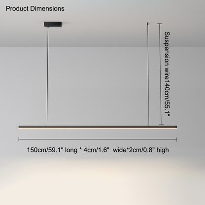 WOMO Extra Long Linear Pendant Light-WM2011