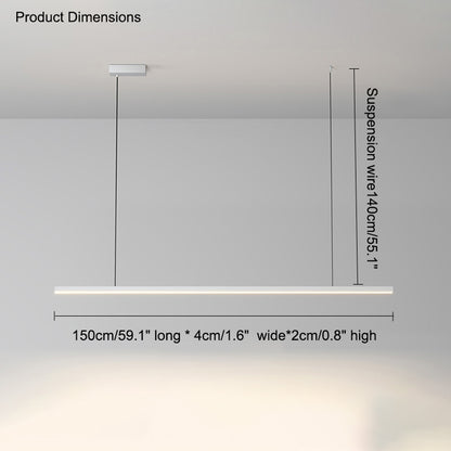 WOMO Extra Long Linear Pendant Light-WM2011