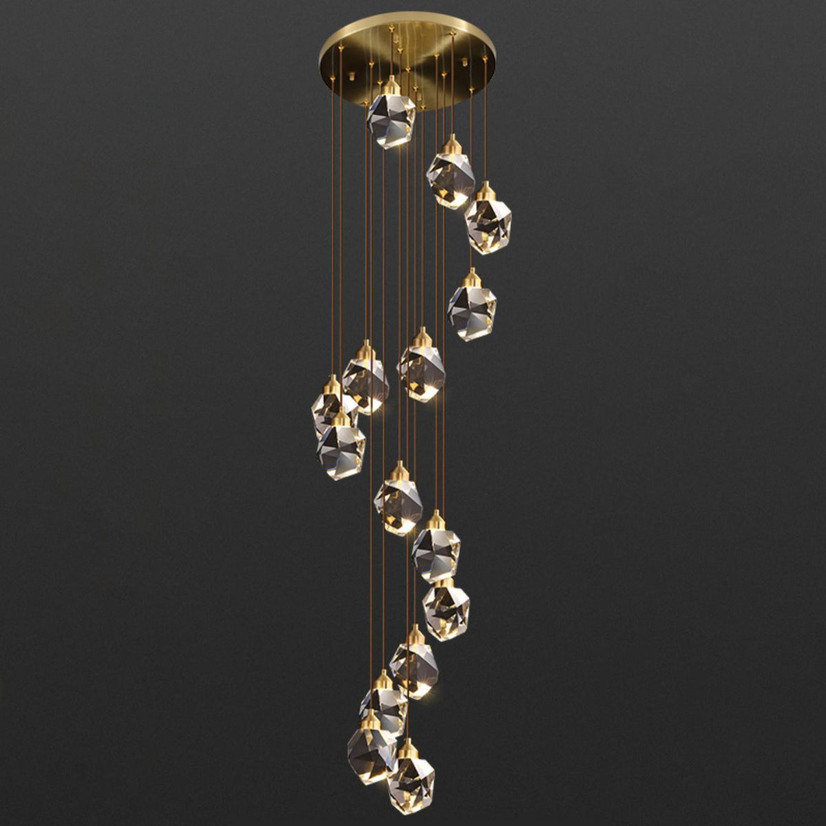 WOMO Bergkristall Chandelier -WM2189