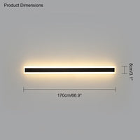 WOMO Linear Outdoor Wall Light-WM9001
