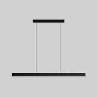 WOMO Longue Suspension LED Métal Minimaliste pour Table à Manger-WM2010