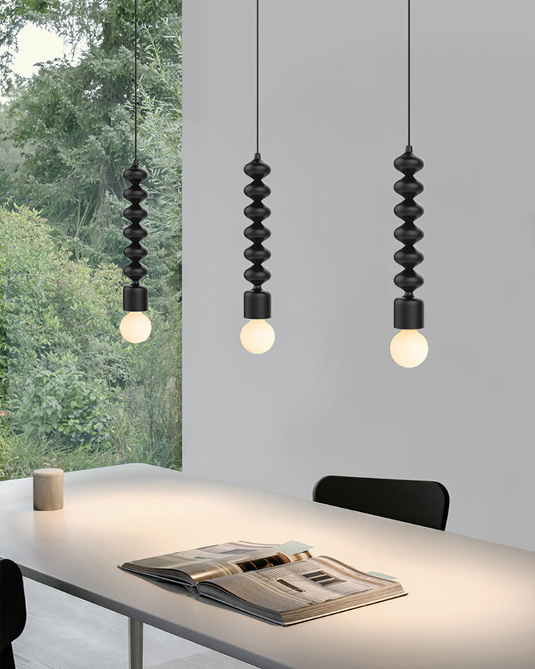 WOMO Bauhaus Perlen Nachttisch Pendelleuchte-WM2133