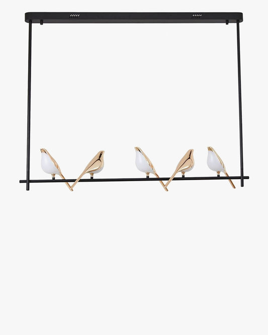 WOMO Gold Bird Linear Chandelier-WM2512b