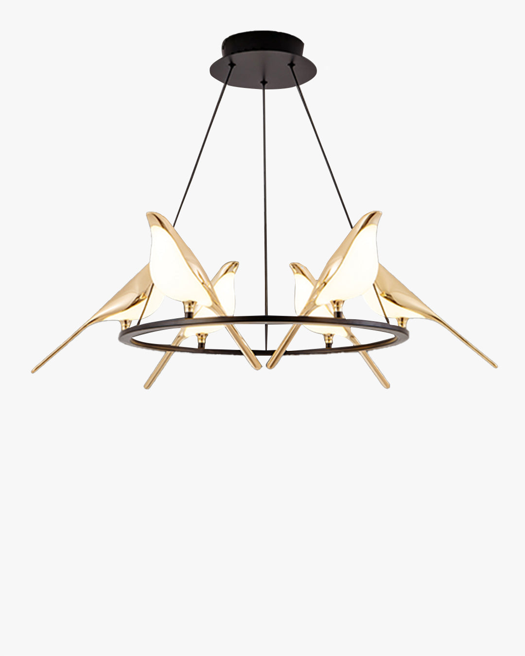 WOMO Gold Bird Kronleuchter Wohnzimmer-WM2512d