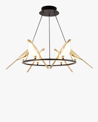 WOMO Gold Bird Kronleuchter Wohnzimmer-WM2512d