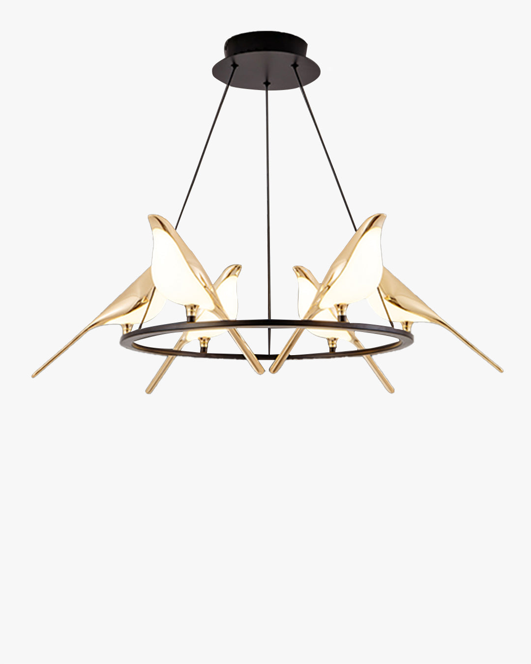 WOMO Gold Bird Kronleuchter Wohnzimmer-WM2512d