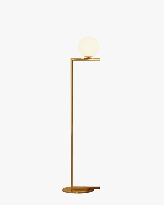 WOMO Glass Globe Floor Lamp-WM7128