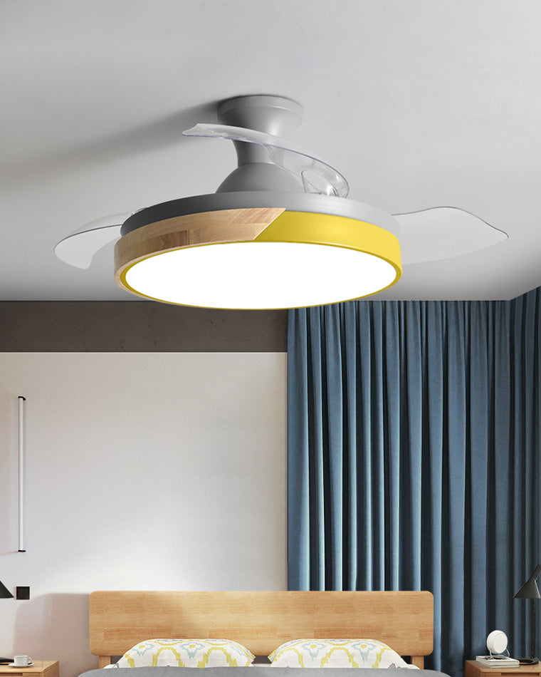 WOMO Scandi Low Profile Deckenventilatorlampe-WM5077